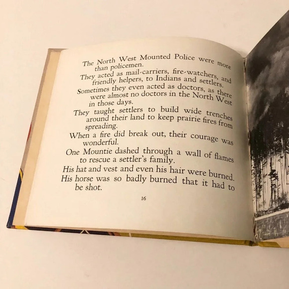 Vtg 1960  The Mountie Canadians All Book by Madeline Young - Picture 14 of 16